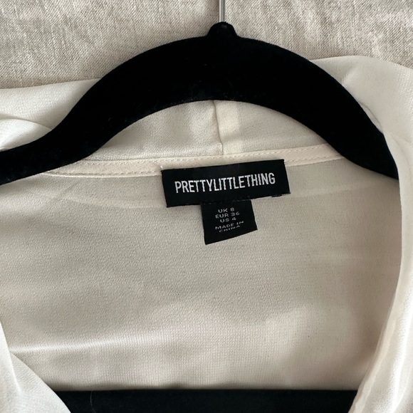 Ruffled Cream Crop Top - Picture 6 of 7